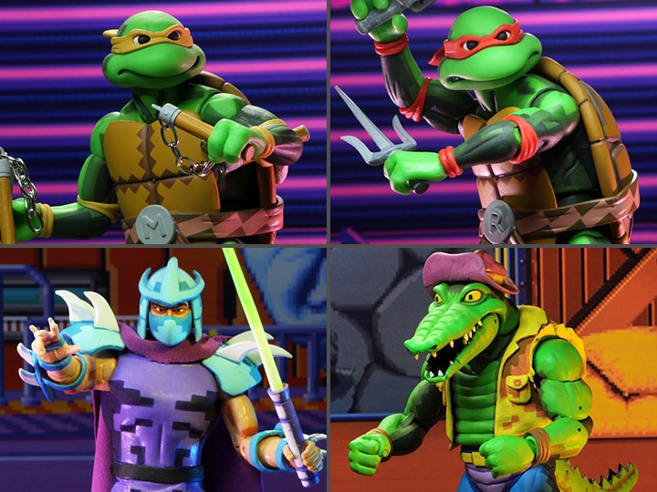 Neca Tmnt Turtles In Time Wave 2 Set Of 4 Kapow Toys 2623