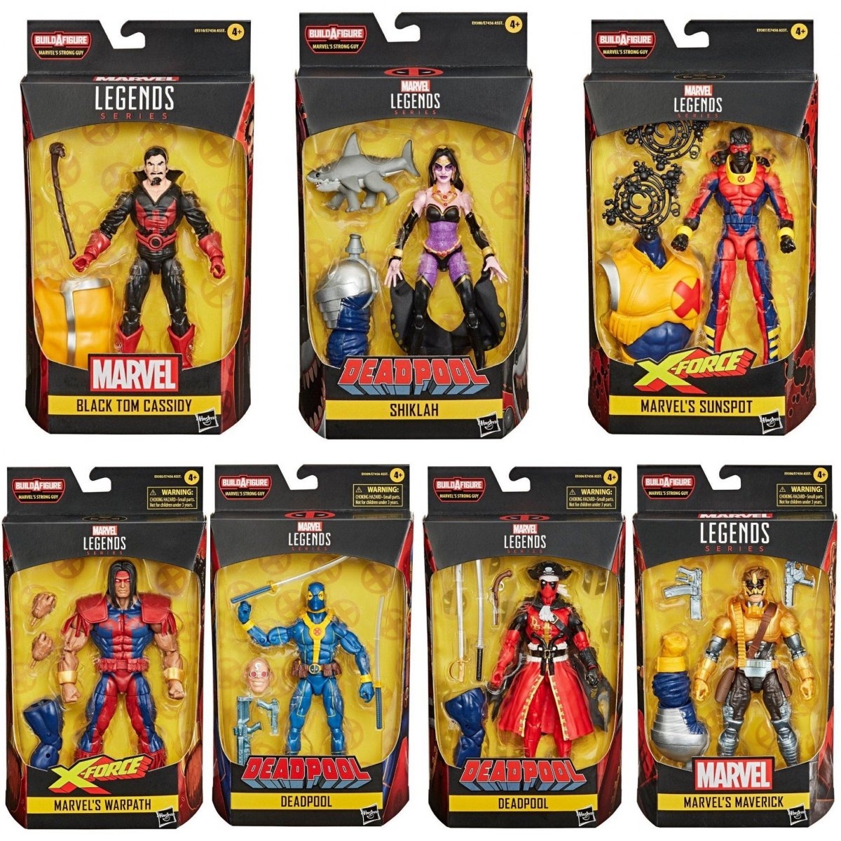 marvel legends build a figure sets