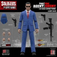 Soldiers of Fortune The Agent / The Enemy ( Light Blue ) 1/12 Scale Figure