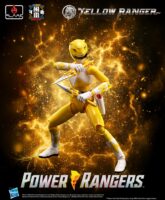 Flame Toys Furai Action MMPR Yellow Ranger Action Figure Model Kit