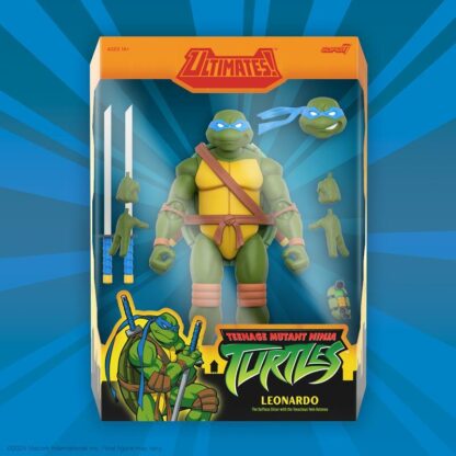 Super7 Teenage Mutant Ninja Turtles 2003 Leonardo Ultimates Action Figure