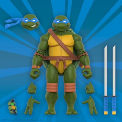 Super7 Teenage Mutant Ninja Turtles 2003 Leonardo Ultimates Action Figure