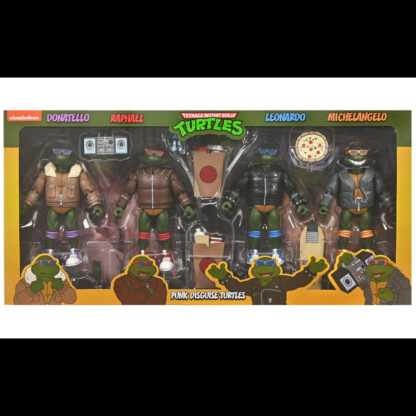 NECA Haulathon Teenage Mutant Ninja Turtles Punk Turtles 4 Pack