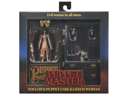 NECA Puppet Master Leech Woman and Toulon's Puppet Case Set