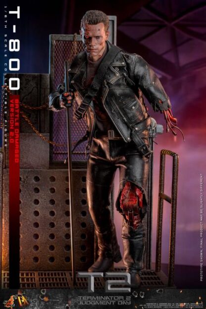 Hot Toys Terminator 2 DX46 T-800 Battle Damaged Version 2.0