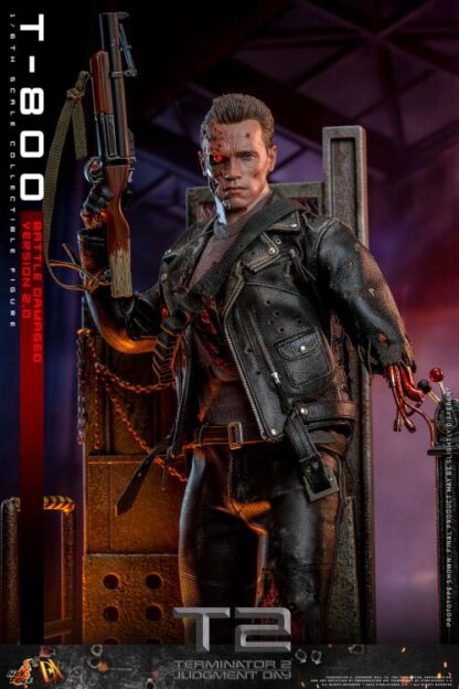 Hot Toys Terminator 2 DX46 T-800 Battle Damaged Version 2.0