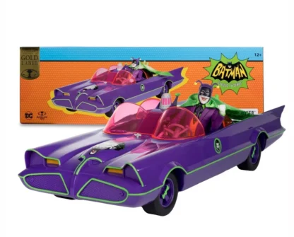 McFarlane Toys 1966 Batmobile with Joker Action Figure ( Gold Label )