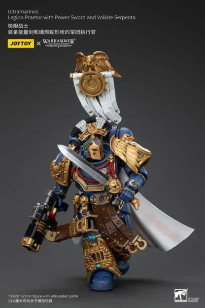 JoyToy Warhammer The Horus Heresy Ultramarines Legion Praetor with Power Sword and Volkite Serpenta