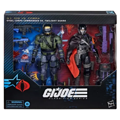 G.I.Joe Classified Steel Corps Commander Vs Twilight Guard 2 Pack