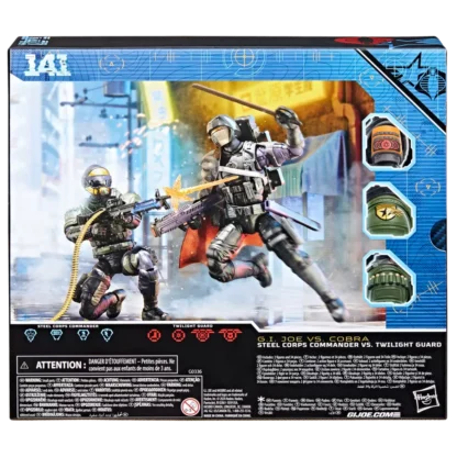 G.I.Joe Classified Steel Corps Commander Vs Twilight Guard 2 Pack