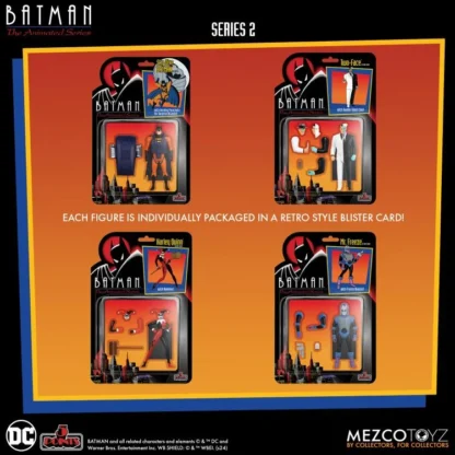 Mezco 5 Points Batman The Animated Series Wave 2 Deluxe Set of 4 Figures