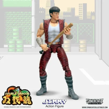 Syndicate Collectibles Double Dragon Deluxe Jimmy Lee Action Figure