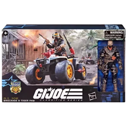 GI JOE Classified Tiger Paw ATV and Wreckage Action Figure