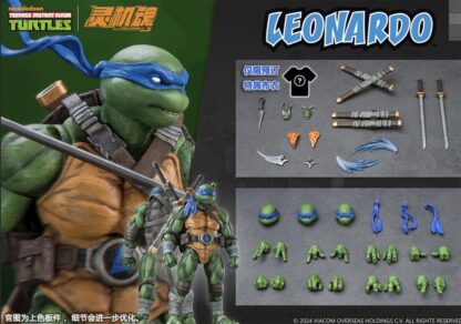 LingJiHun Teenage Mutant Ninja Turtles Leonardo Action Figure