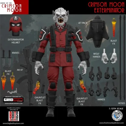 The Order of the Crimson Moon Crimson Moon Exterminator Deluxe 1/12 Scale Action Figure