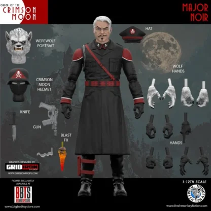 The Order of the Crimson Moon Major Noir 1/12 Scale Action Figure