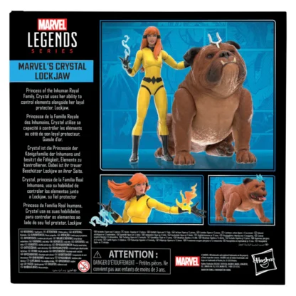 Marvel Legends Crystal and Lockjaw 2 Pack