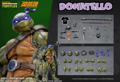 LingJiHun Teenage Mutant Ninja Turtles Donatello Action Figure