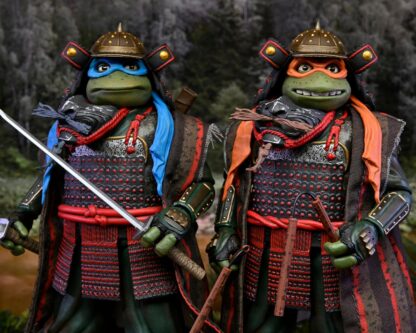 NECA TMNT III Turtles in Time Michelangelo and Leonardo 2 Pack